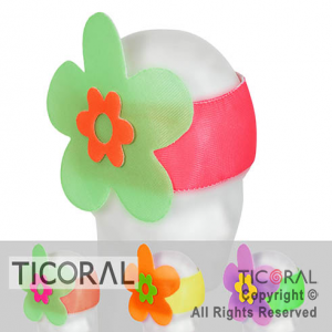 VINCHA JERSEY CON FLOR COLORES SURTIDOS x 1 VINCHA JERSEY CON FLOR COLORES SURTIDOS x 1